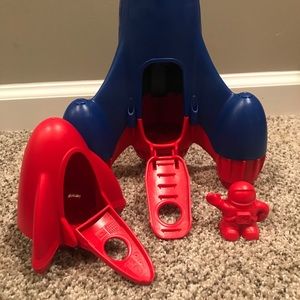 Green Toys Rocket spaceship NWOT